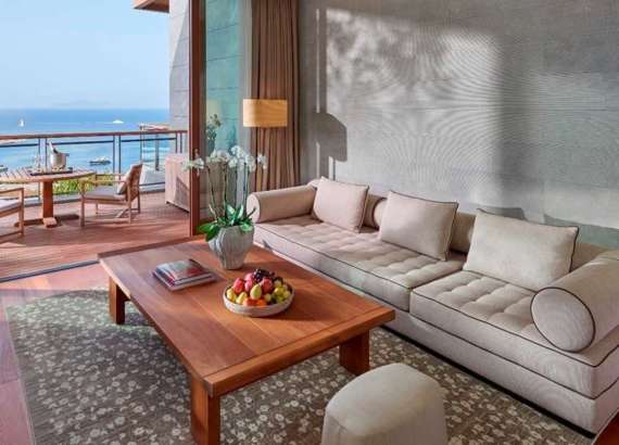 Aegean-Suite-mandarin oriental bodrum living room