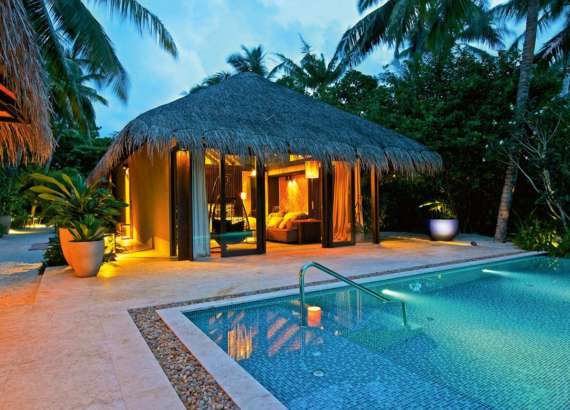 Beach Pool Villa Velaa Private Island Maldives