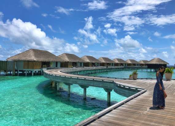 Sunrise Water Pool Villa Velaa Private Island Maldives