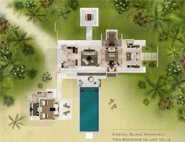 Island Villa Two Bedrooms Cheval Blanc Randheli Maldives